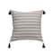 18" Black Striped Throw Pillow by Ashland®